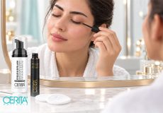 روتین تقویت مژه